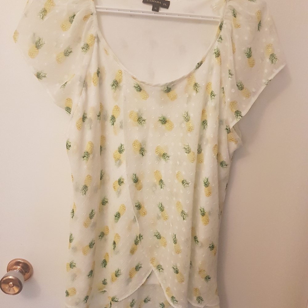 Chiffon Pineapple Shirt